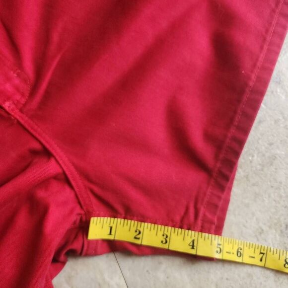R3  Riders by Lee red Denim shorts, NWT - Picture 7 of 7